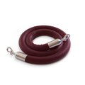 Montour Line Naugahyde Rope Maroon With SatinStainless Snap Ends 8ft.Cotton Core HDNH510Rope-80-MN-SE-SS